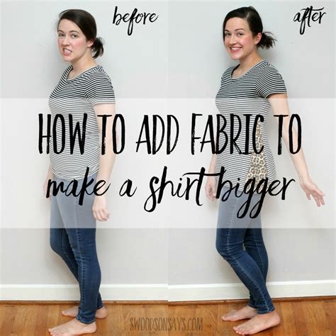 How do you stretch a dress to make it bigger?