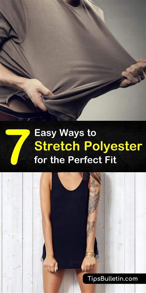 How do you stretch a polyester sweatshirt?