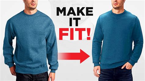 How do you stretch a sweater to fit?