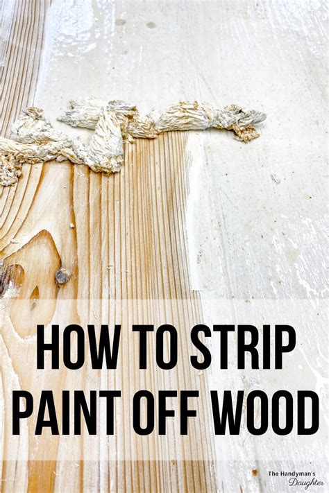 How do you strip paint without sanding it?