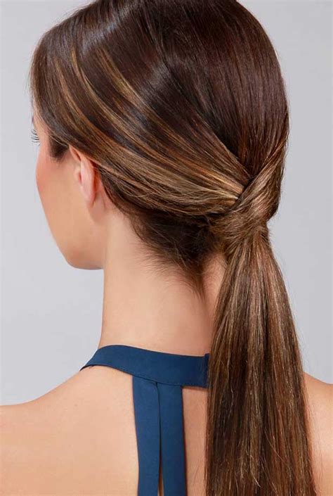 How do you style a cute low ponytail?