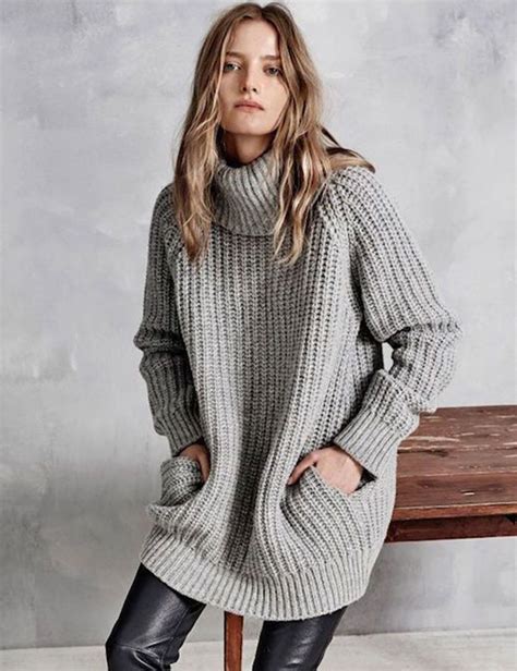 How do you style an oversized wool sweater?