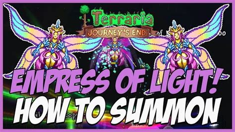 How do you summon Empress of Light during the day?