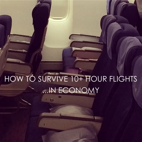 How do you survive a 10 hour economy flight?