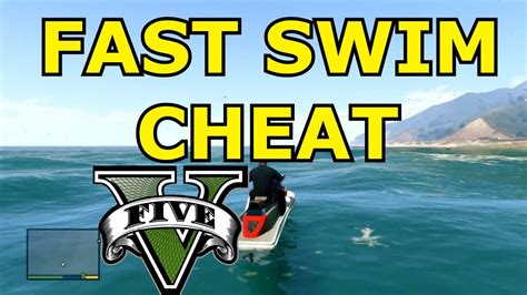 How do you swim fast in GTA 5?