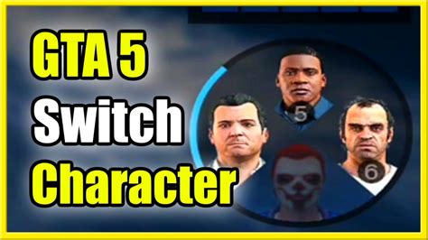 How do you switch characters in GTA 5?