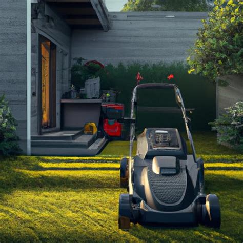 How do you take care of an electric lawn mower battery?