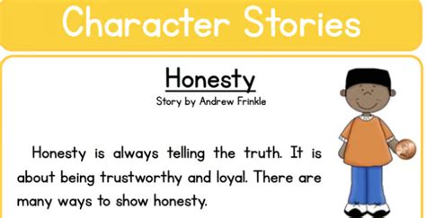 How do you talk about honesty?