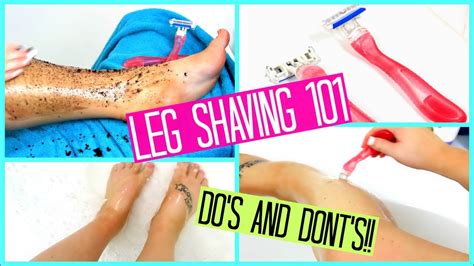 How do you teach a girl to shave her legs?