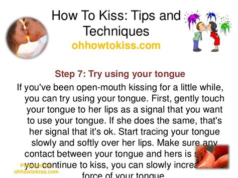 How do you tell a guy to kiss less tongue?