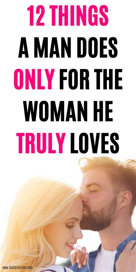 How do you tell a man loves you deeply?