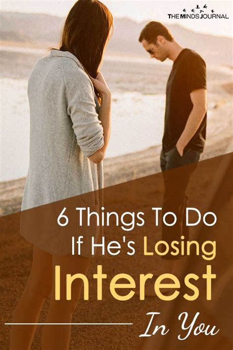 How do you tell he's losing interest in you?