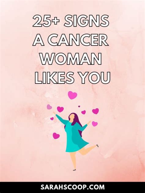 How do you tell if a Cancer woman likes you over text?