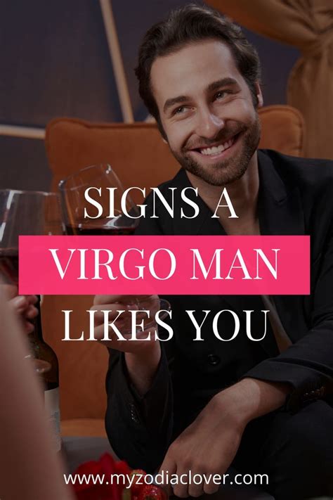 How do you tell if a Virgo man secretly likes you?