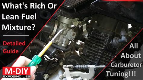 How do you tell if a carburetor is rich or lean?