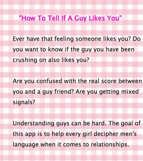 How do you tell if a guy is into you?