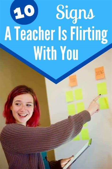 How do you tell if a professor is flirting with you?