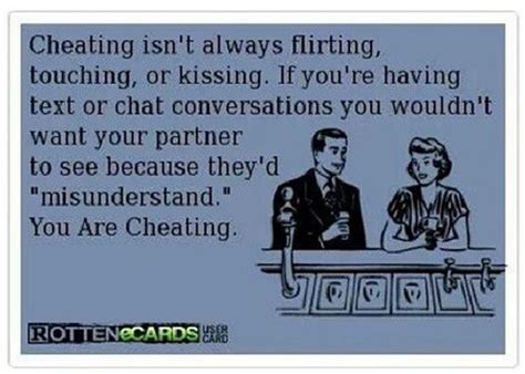 How do you tell if he is guilty of cheating?