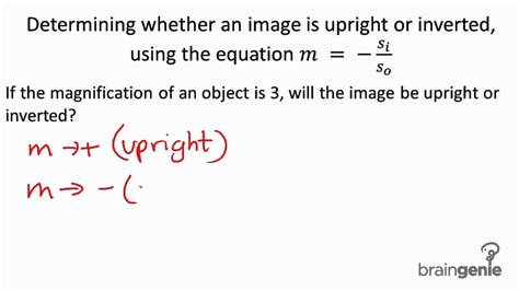 How do you tell if image is inverted or upright?