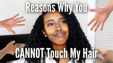 How do you tell someone to stop touching your hair?