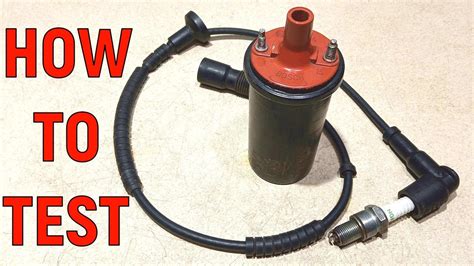 How do you test a 2 pin ignition coil?