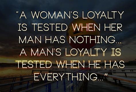 How do you test a guy's loyalty?