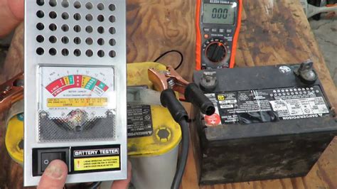 How do you test a lawnmower battery?