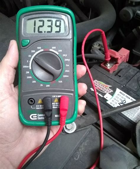 How do you test a pump with a multimeter?