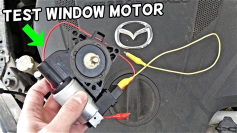 How do you test a window motor?