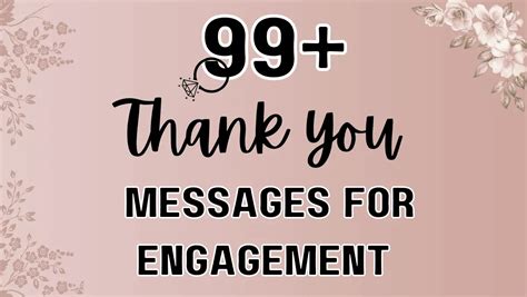 How do you thank you for engagement wishes?