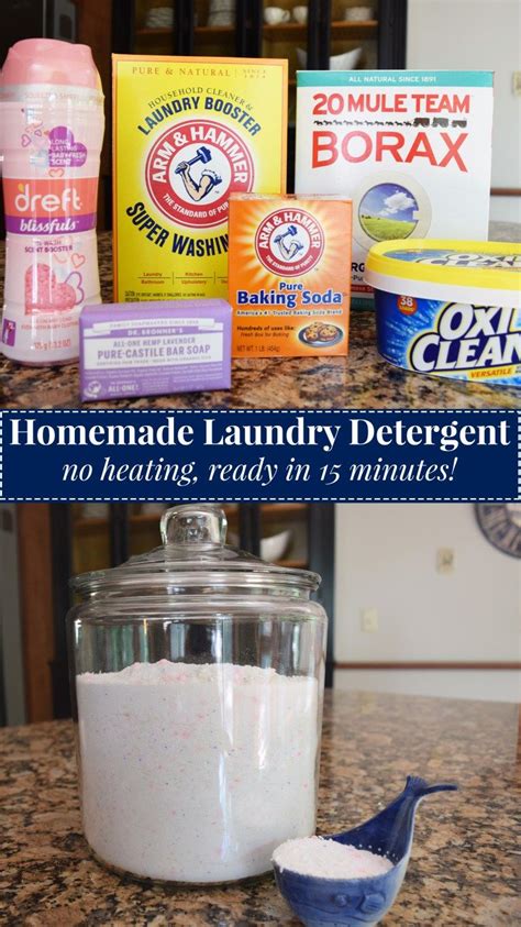 How do you thicken homemade laundry detergent?