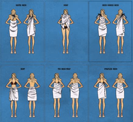 How do you tie a beach towel skirt?