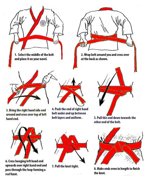 How do you tie a belt?