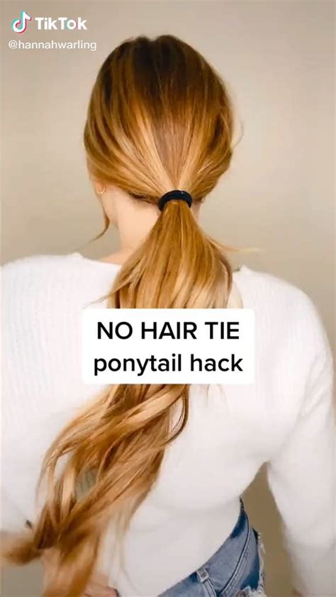 How do you tie a girls ponytail?