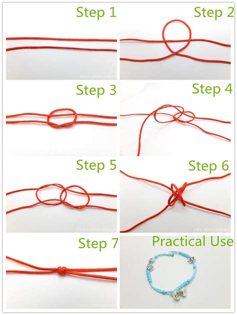 How do you tie a loop bracelet?