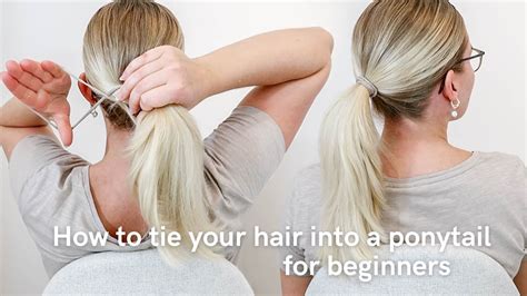 How do you tie your hair in school?