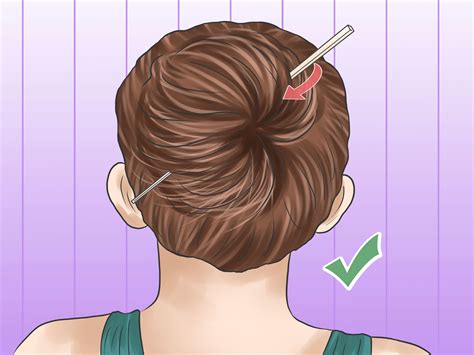 How do you tie your hair with a pencil?