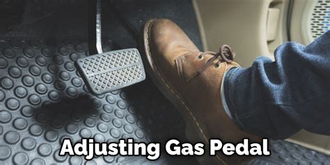 How do you tighten a gas pedal?