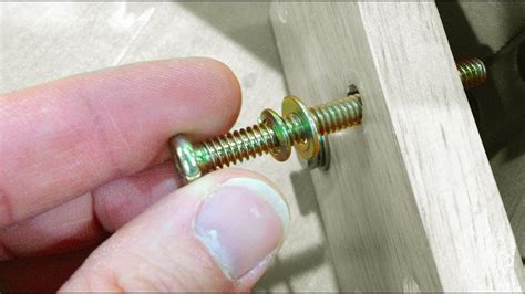 How do you tighten a loose screw hole in wood?