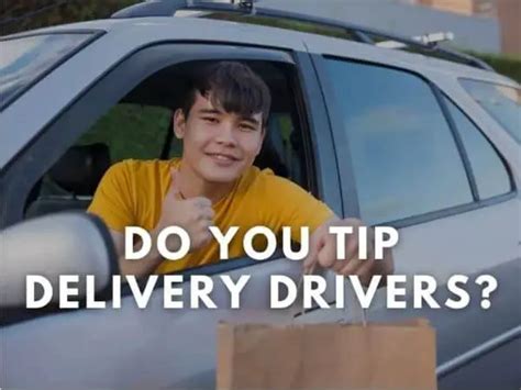 How do you tip a delivery guy?