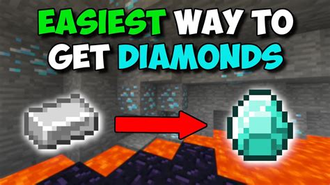 How do you track diamonds in Minecraft?