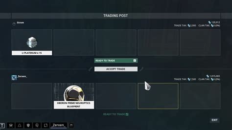 How do you trade in Warframe ps4?