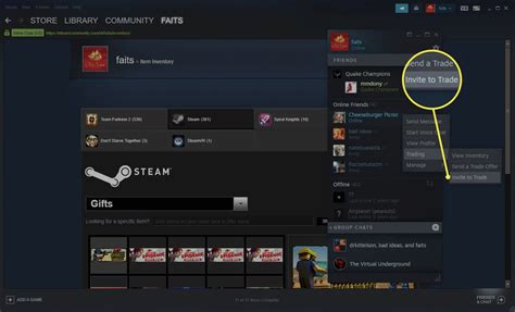 How do you trade with someone on steam?