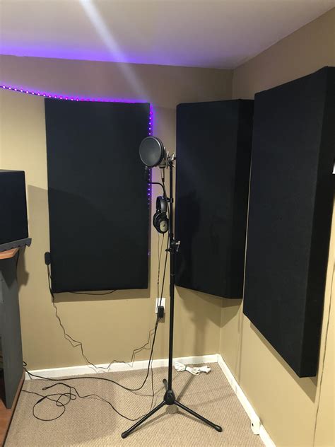 How do you treat a room for recording vocals?