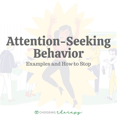 How do you treat attention-seeking behavior?