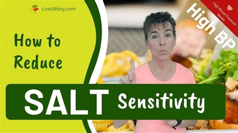 How do you treat salt sensitivity?