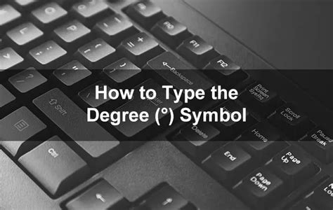 How do you type degree 0?