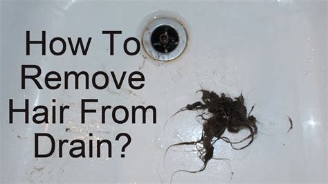 How do you unclog a drain full of hair?