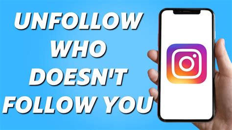 How do you unfollow people who don't follow you on Instagram?