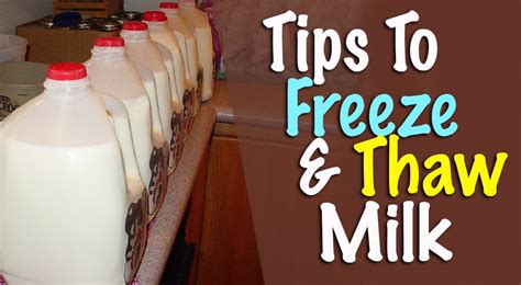 How do you unfreeze milk?